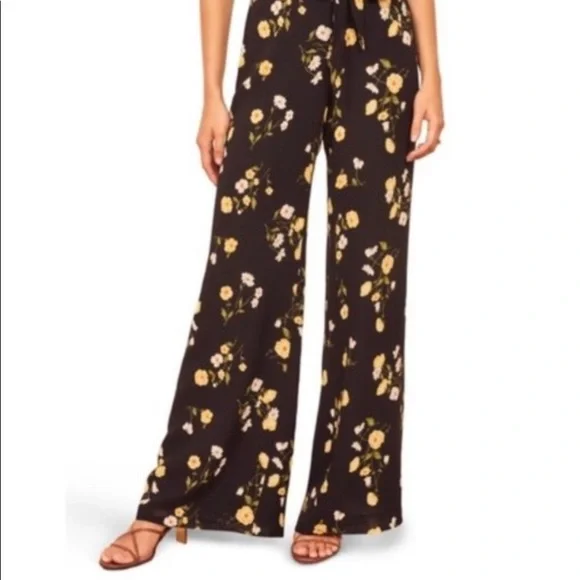 Reformation Starry Pant Floral Piazza Print - Picture 3 of 5